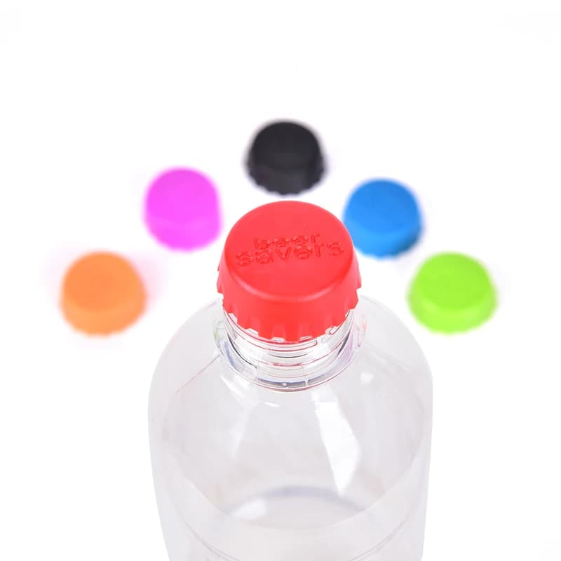 Bouchon de bouteille de bière en Silicone, 6 pièces/ensemble, pour toutes sortes de boissons, access