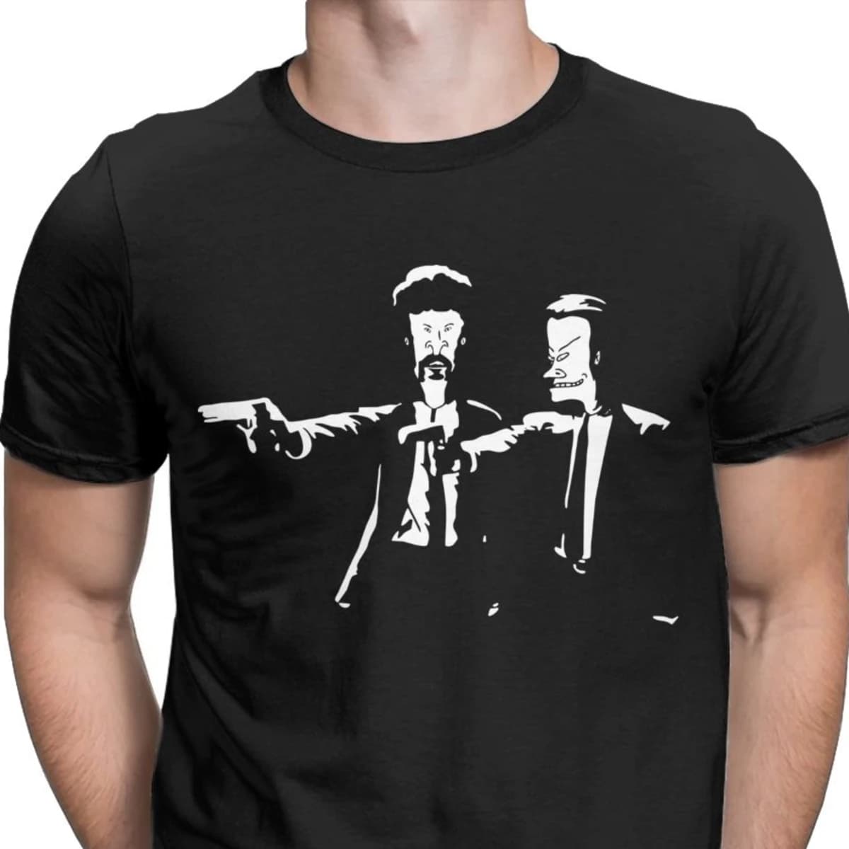 Beavis & Butthead Pulp Fiction t-shirts hommes t-shirts humoristiques Beavis et Butthead nouveau Des