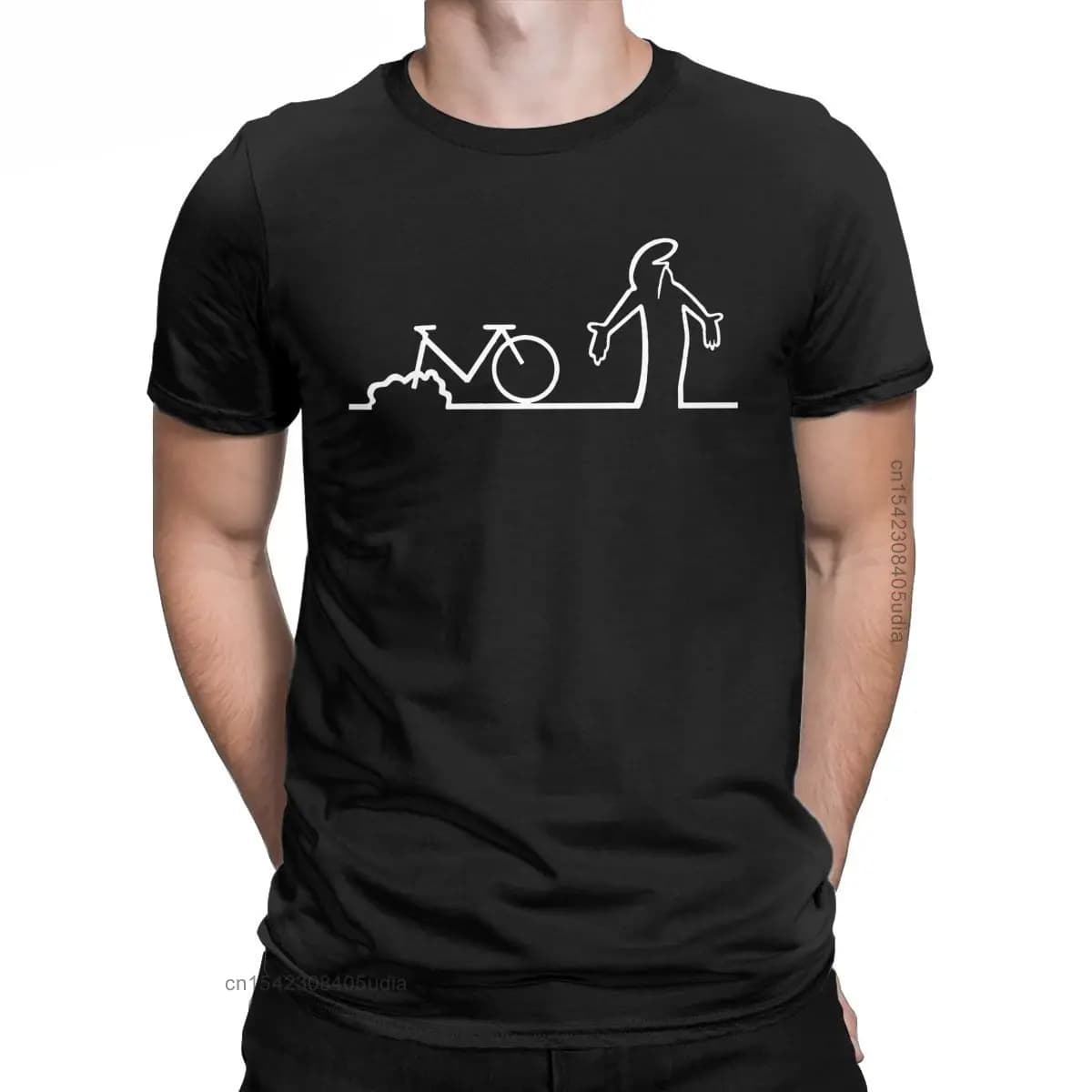 T-Shirt homme La Linea Bike t-shirts en coton incroyables t-shirts graphiques surdimensionnés T-Shir