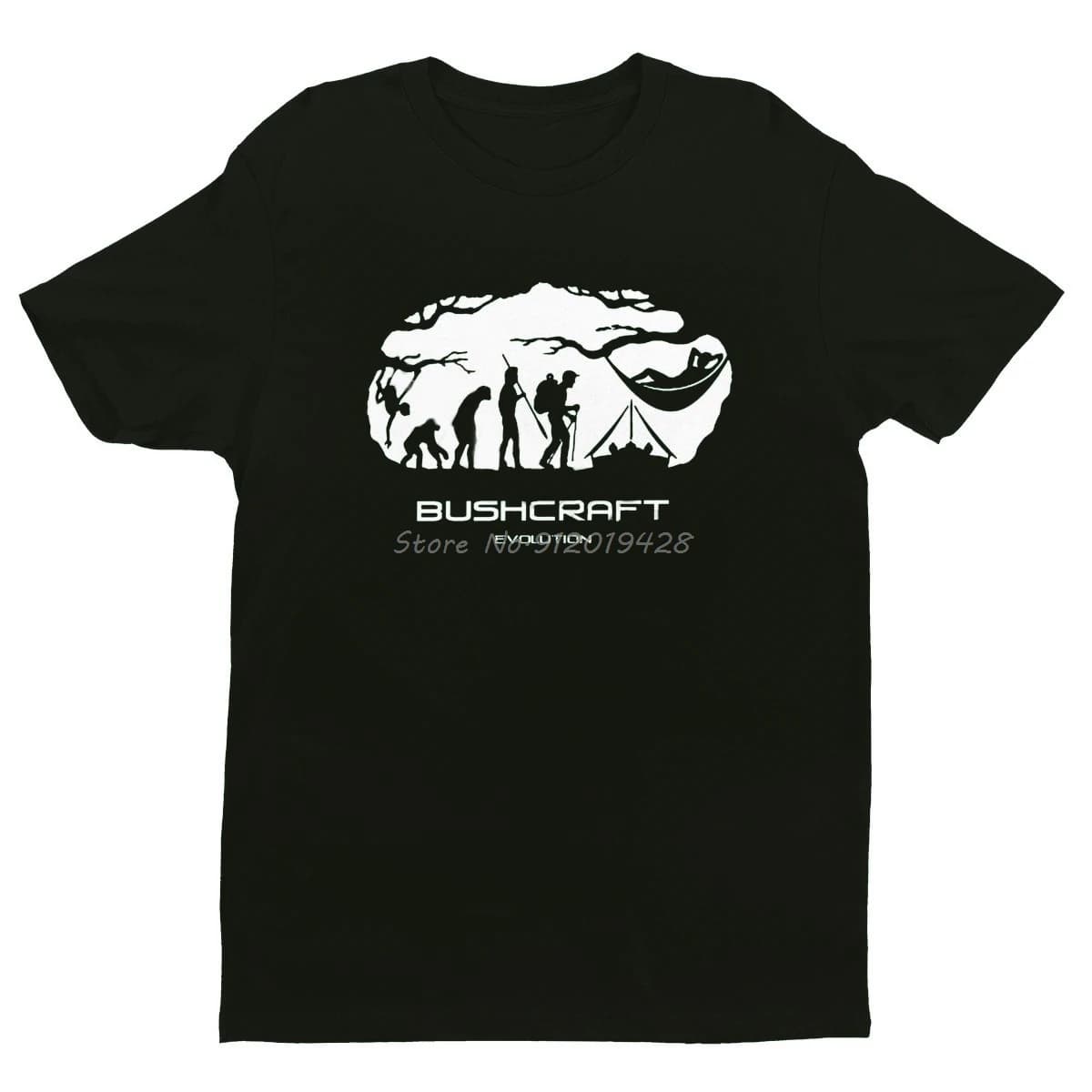 Bushcraft survie hamac évolution T-shirt hommes coton Camping montagne voyage sauvage T-shirt hauts