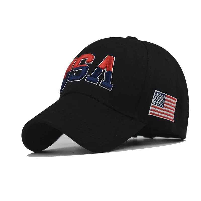 Casquette de baseball American Feel pour hommes et femmes, chapeau Snapback américain brodé, Sophia 