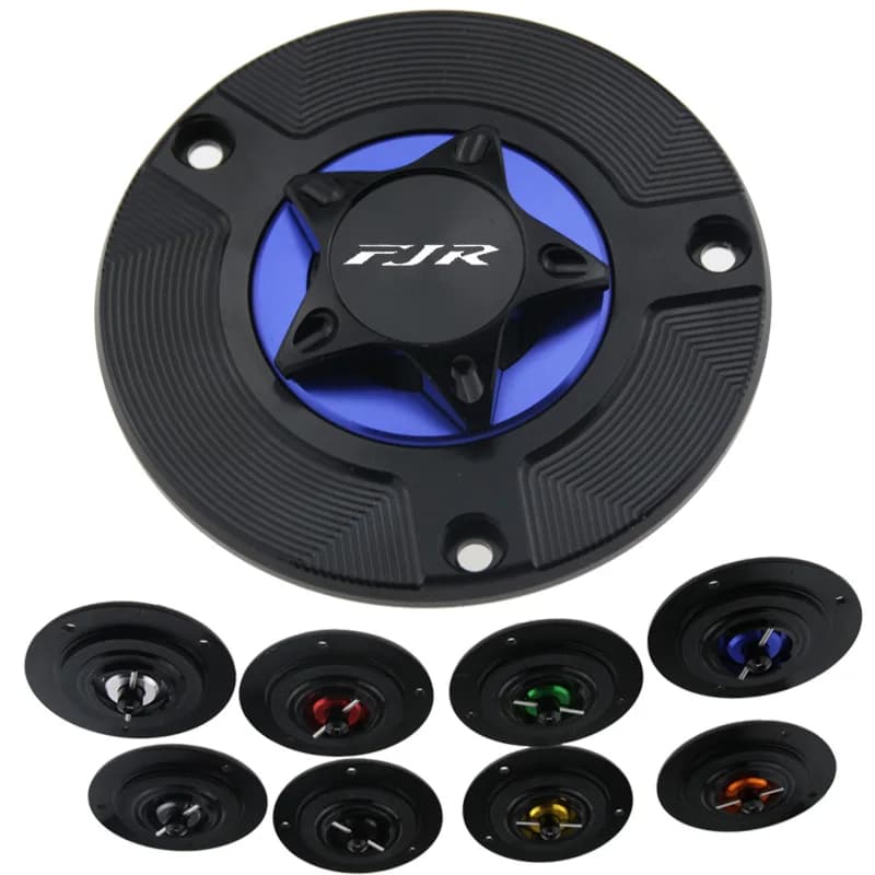 Couvercle de bouchon de gaz de carburant CNC en aluminium, accessoires de moto sans clé, précieux, Y