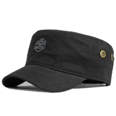 Nouvelles casquettes militaires en coton pour hommes Printemps-Été 2026 – Casquette plate brodée, ca