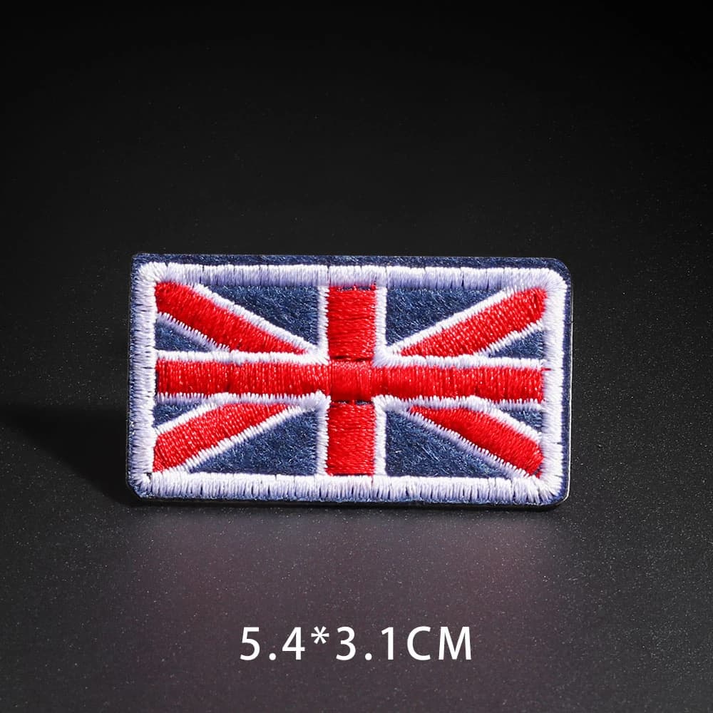 Patchs Brodés au Bras National de France, Accessoires Autocollants, Danemark ge, Broderie Militaire,