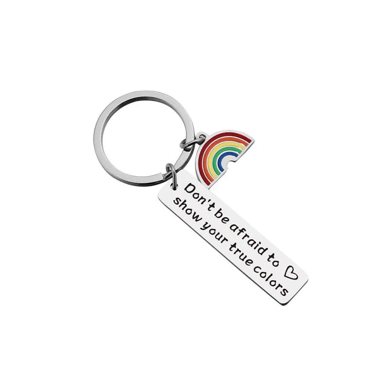 Porte-clés arc-en-ciel Gay Pride, porte-clés LGBT, porte-clés Lesbian Pride, cadeau