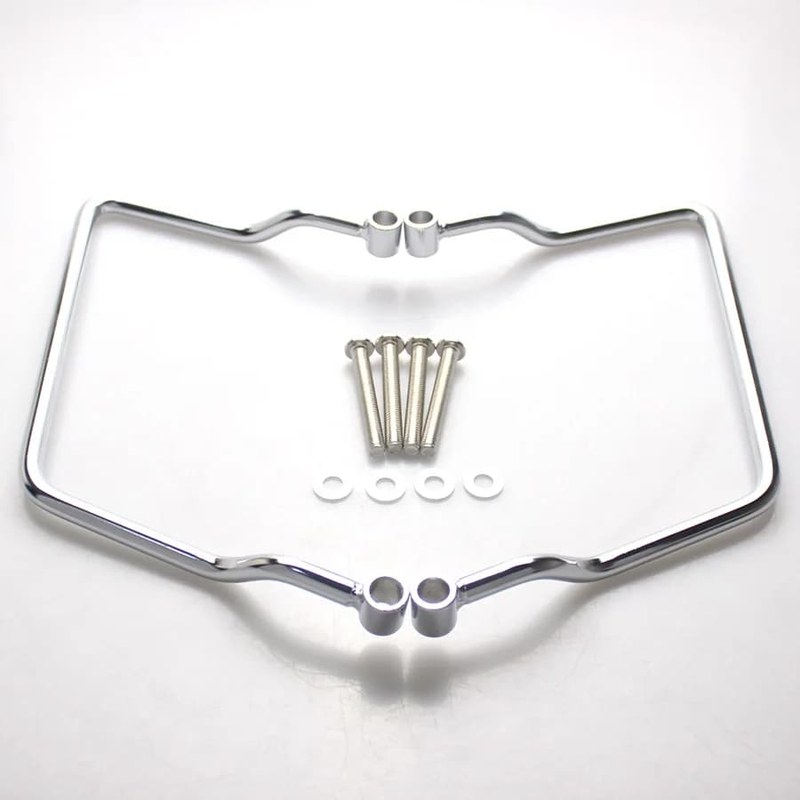 Support de bagage chromé pour Moto Yamaha, 21cm, barre de Support, Protection, pour Yamaha Vstar Dra