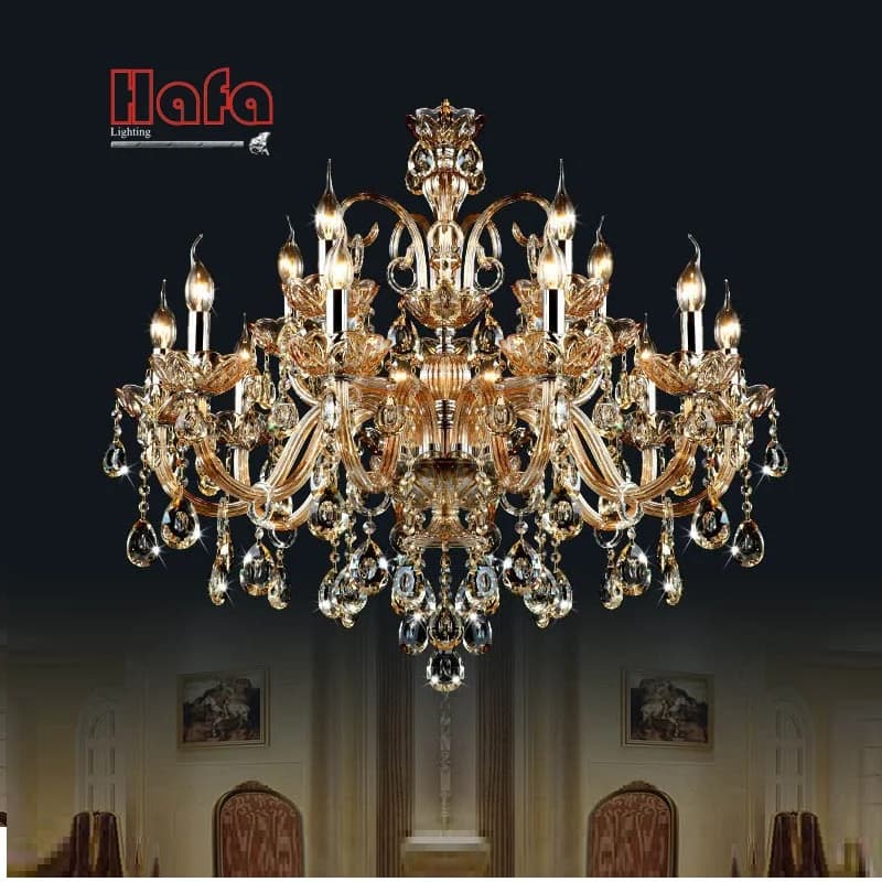 Plafonnier LED suspendu en cristal transparent, design moderne, éclairage d'intérieur, luminaire déc