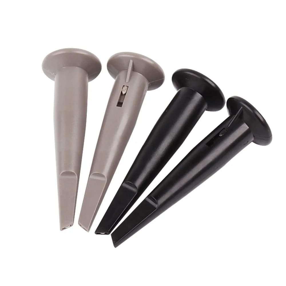 Capuchons de protection universels pour sonde d'oscilloscope, noir et gris avec crochet, 1 pièce