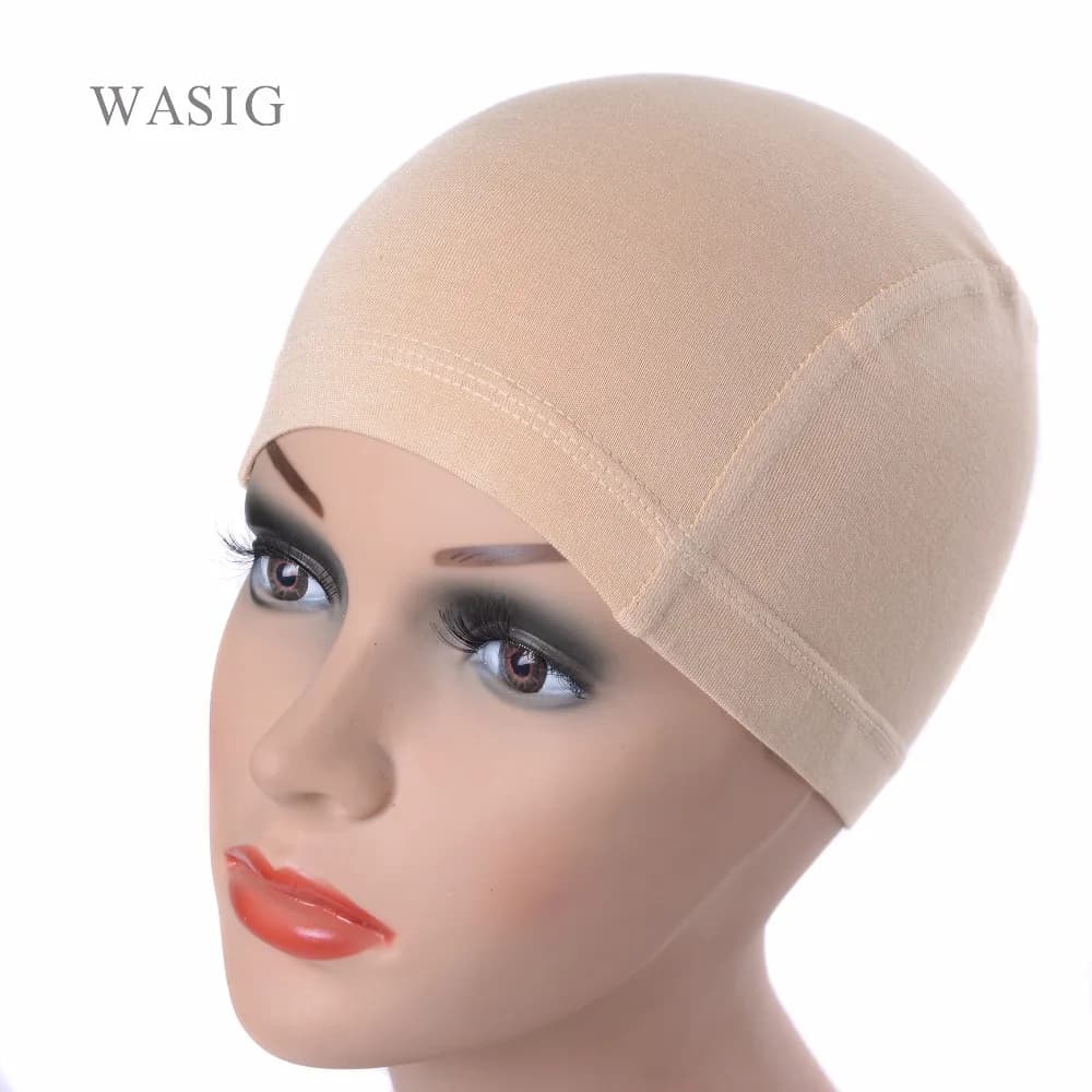 Bonnet de perruque en Fiber de bambou pour femmes, bonnet de perruque confortable et élastique à por
