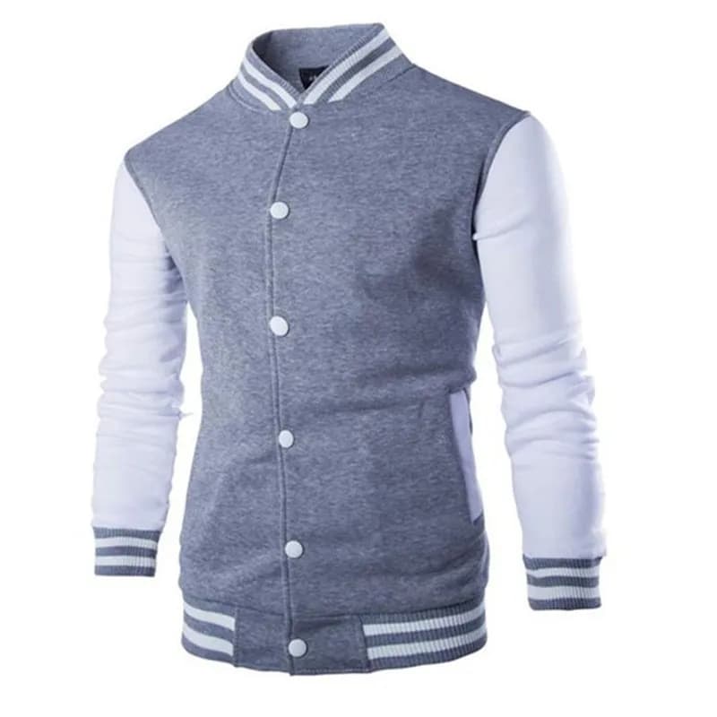 Veste de Baseball à capuche pour hommes, Design de mode, rouge vin, coupe cintrée, veste d'universit