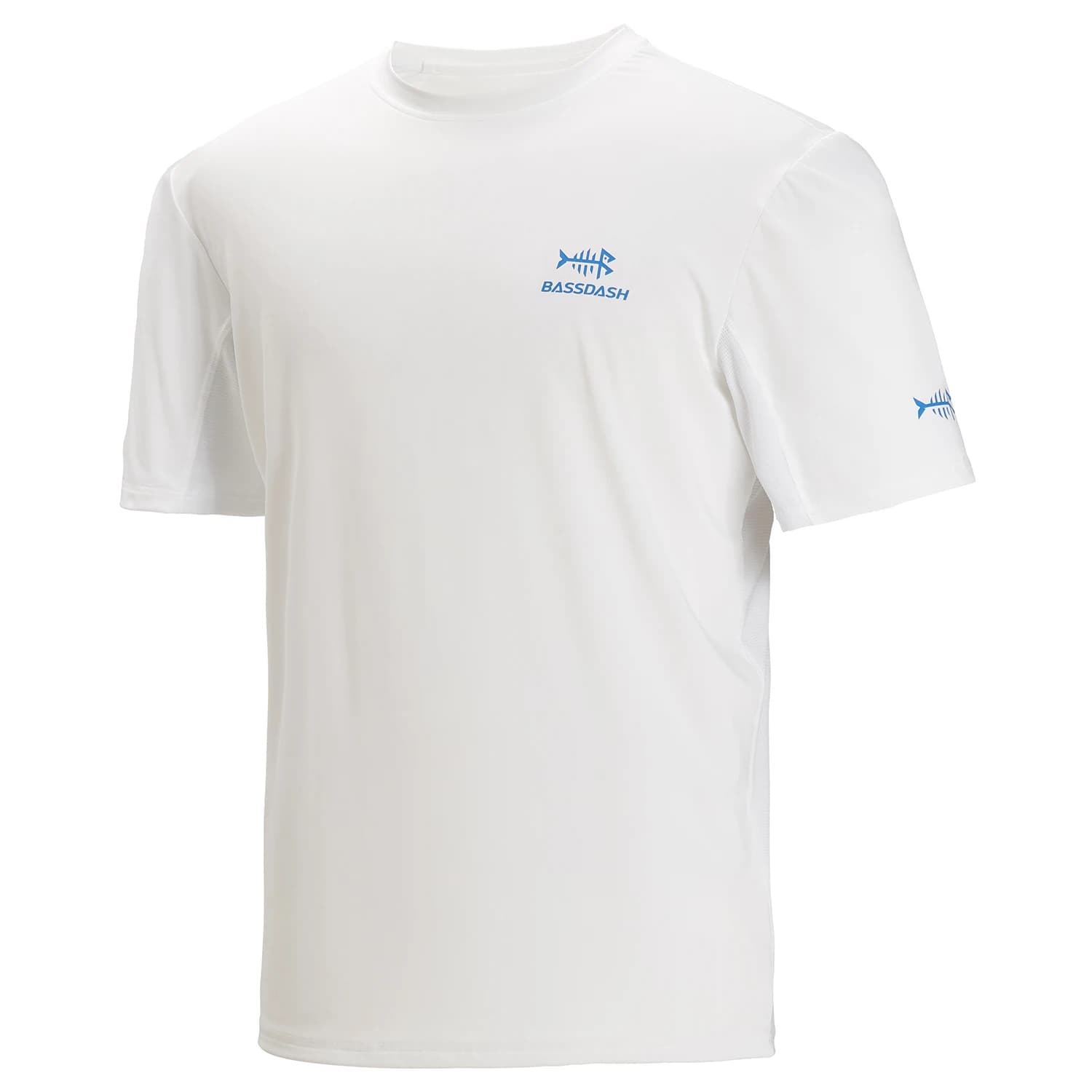 Bassdash-T-shirt à manches courtes UV pour homme, chemise de pêche, protection solaire, Udissolvant 