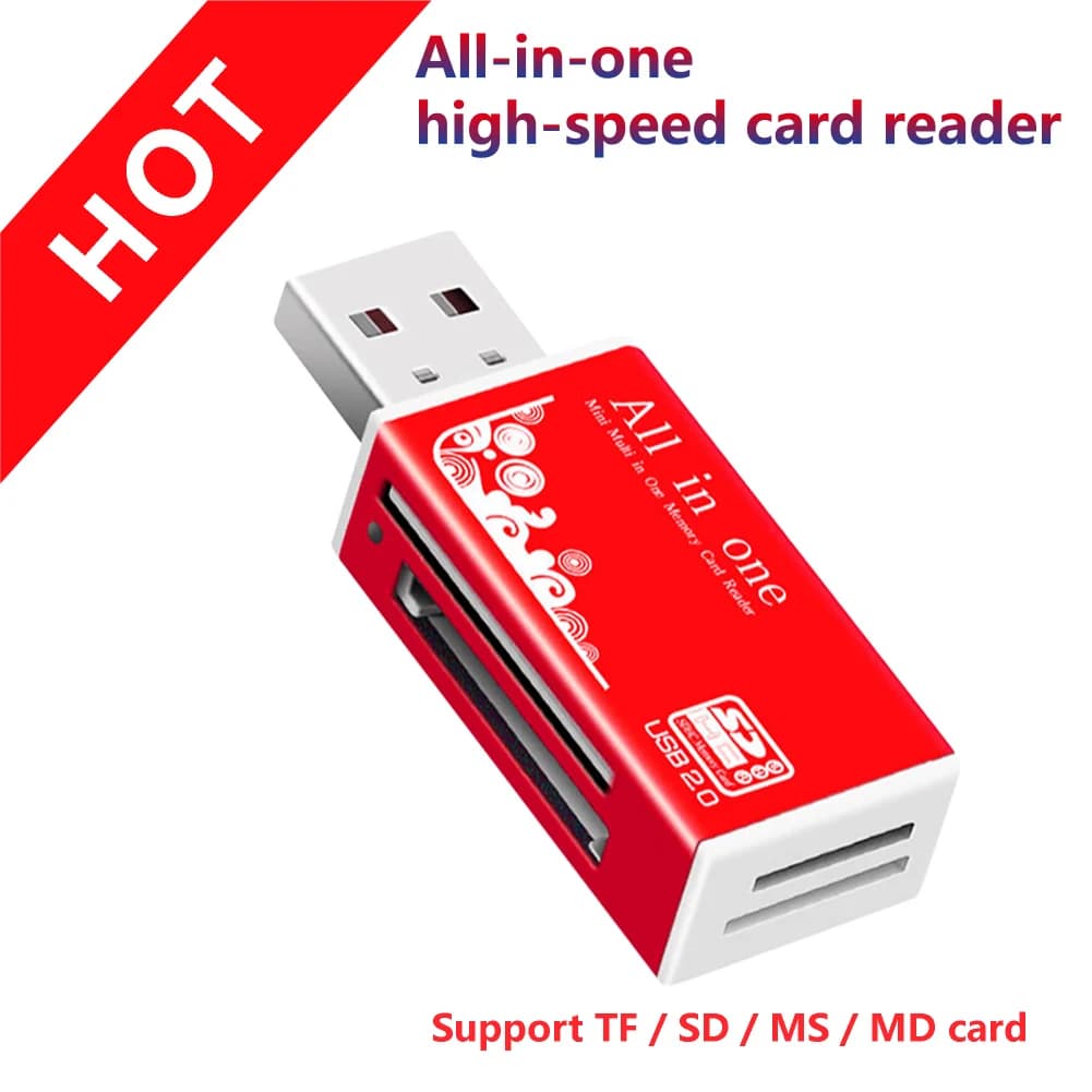 Adaptateur de lecteur de carte mémoire Micro USB 2.0 multi-en-1, pour lecteur de carte Micro SD SDHC