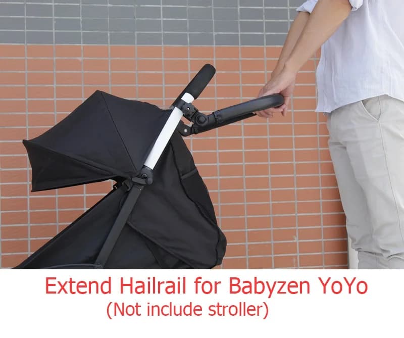 Extension de poignée de poussette de bébé, Hailrail pour babyzen YoYo 2 et Bugaboo équation 6 équati