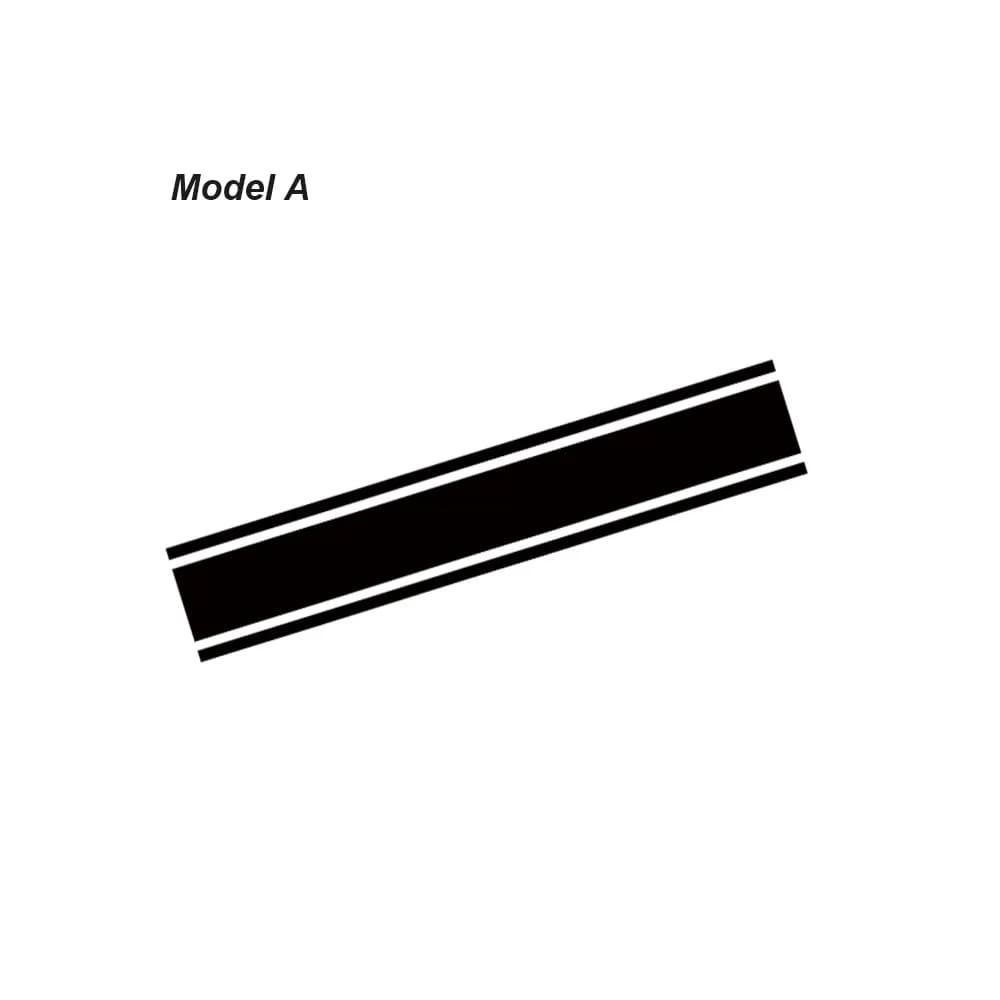 Autocollant de couverture de moteur de capot de voiture, autocollant en vinyle, accessoires de régla