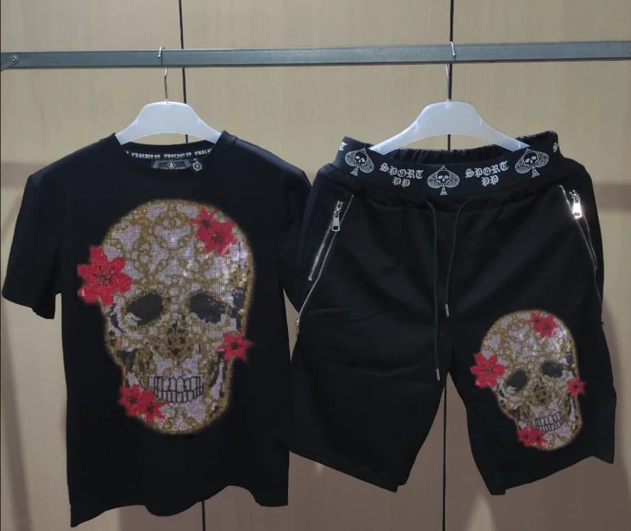 Hommes Joggers ensembles vêtements créateur de mode survêtement hommes à manches courtes costume hom