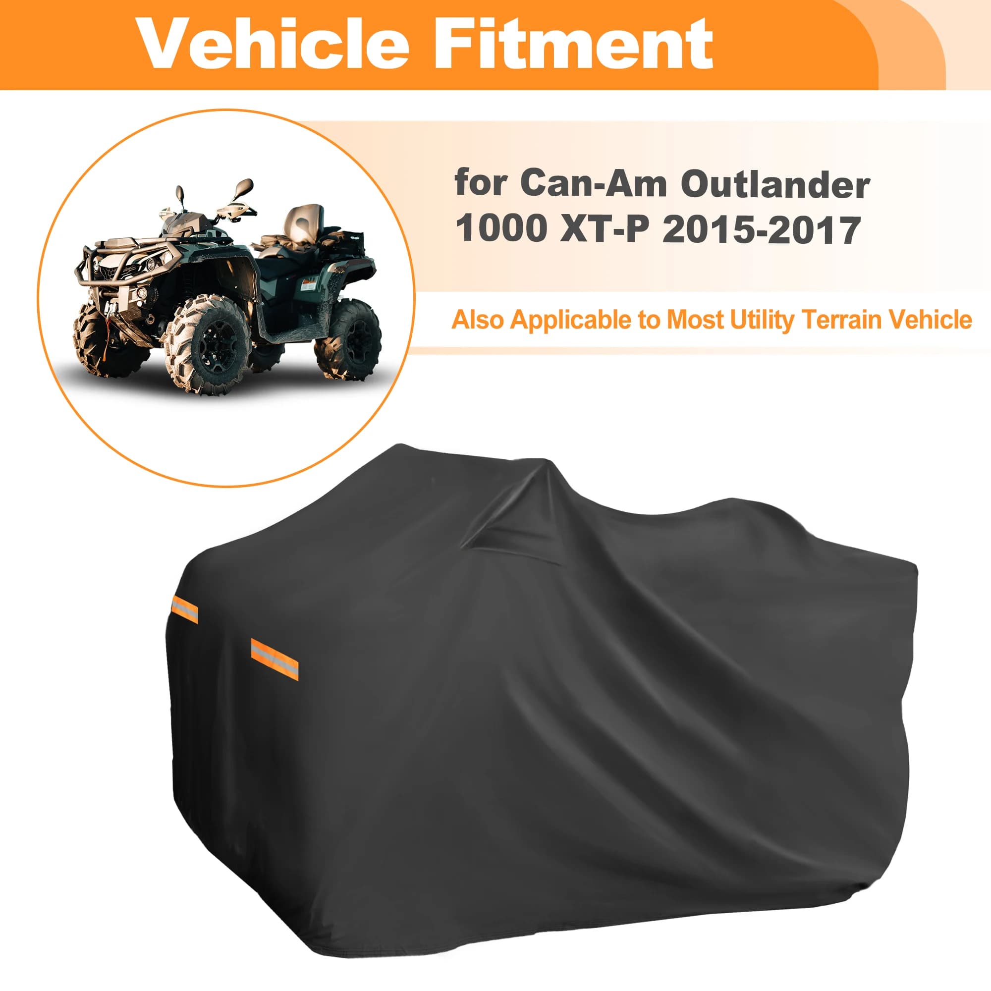 Housse de protection imperméable pour quad UXCELL, pour Can-Am Outlander 1000 XT-P 2015-2017