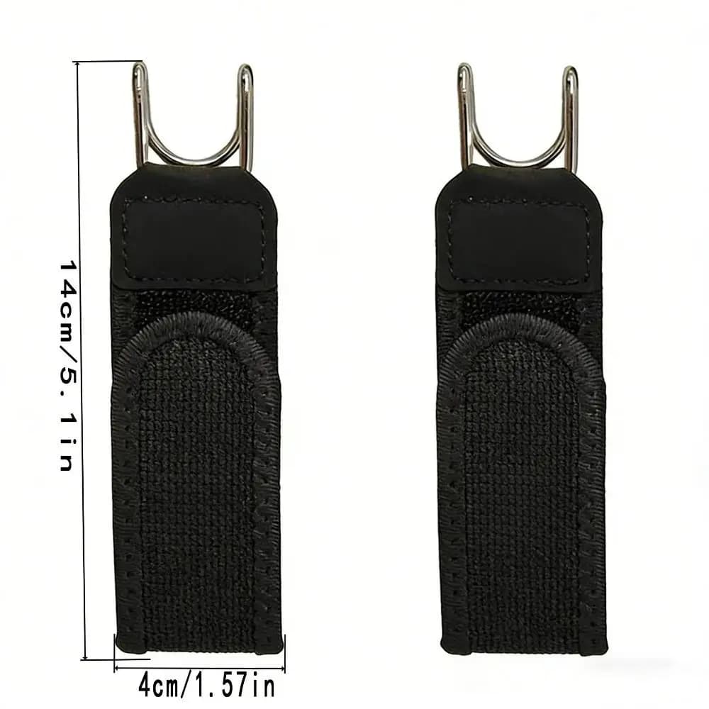 Ceinture élastique avec boucle réglable en métal, 2 pièces, accessoire de taille polyvalent unisexe 