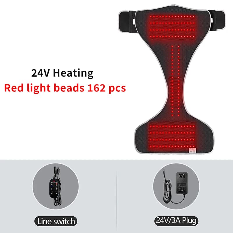 Lumière rouge hiver sous-vêtement thermique chauffant hommes femmes chauffage électrique hiver Anti-