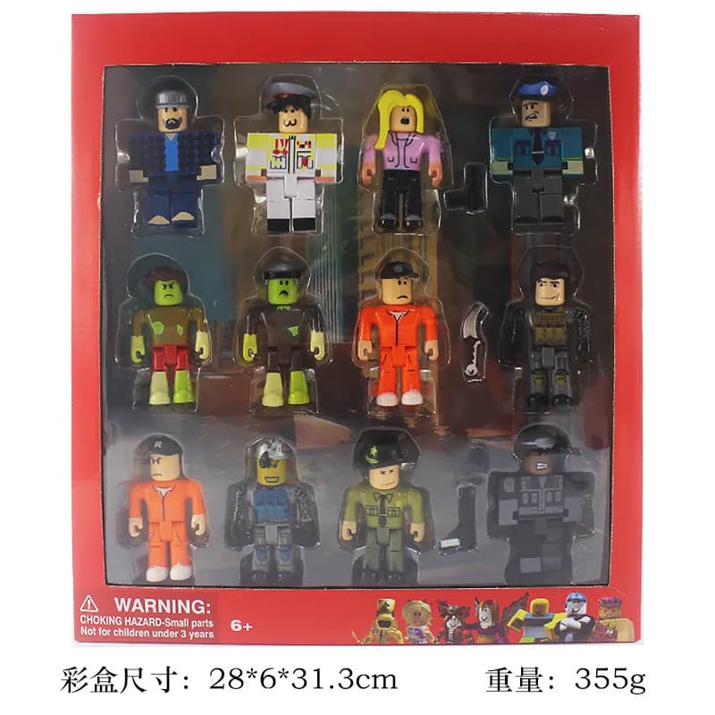 12 figurines Roblox de 2,5 à 3 pouces, jouets de collection de personnages de jeux virtuels avec acc
