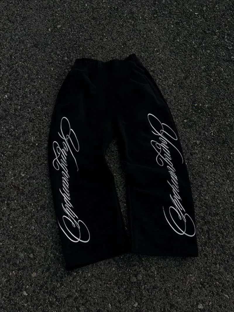 Joggers décontractés Y2K pour hommes – Pantalons amples à jambes larges et coupe droite avec taille 