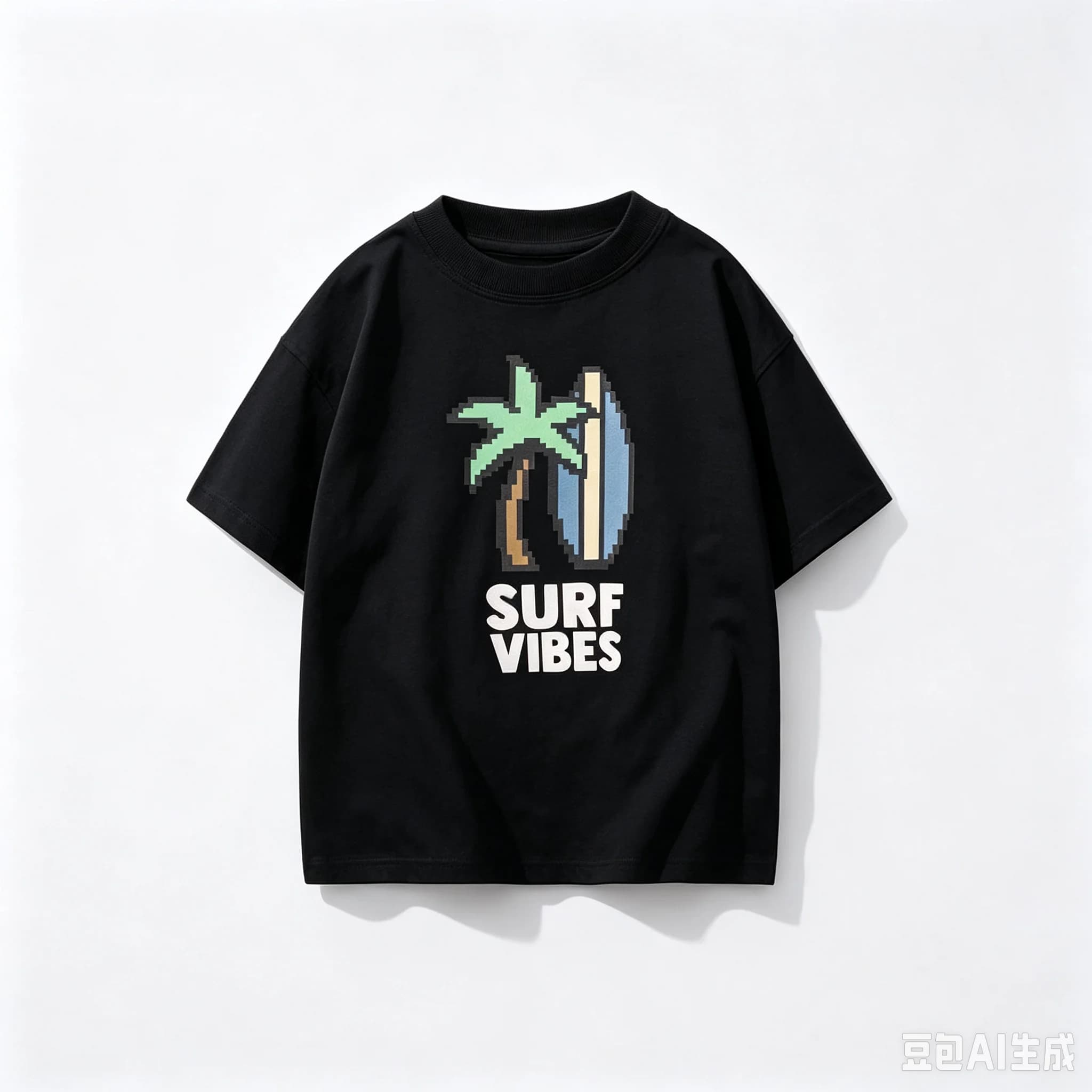 T-shirt basique simple et polyvalent, nouveau modèle à manches courtes, joli col rond, en pur coton 