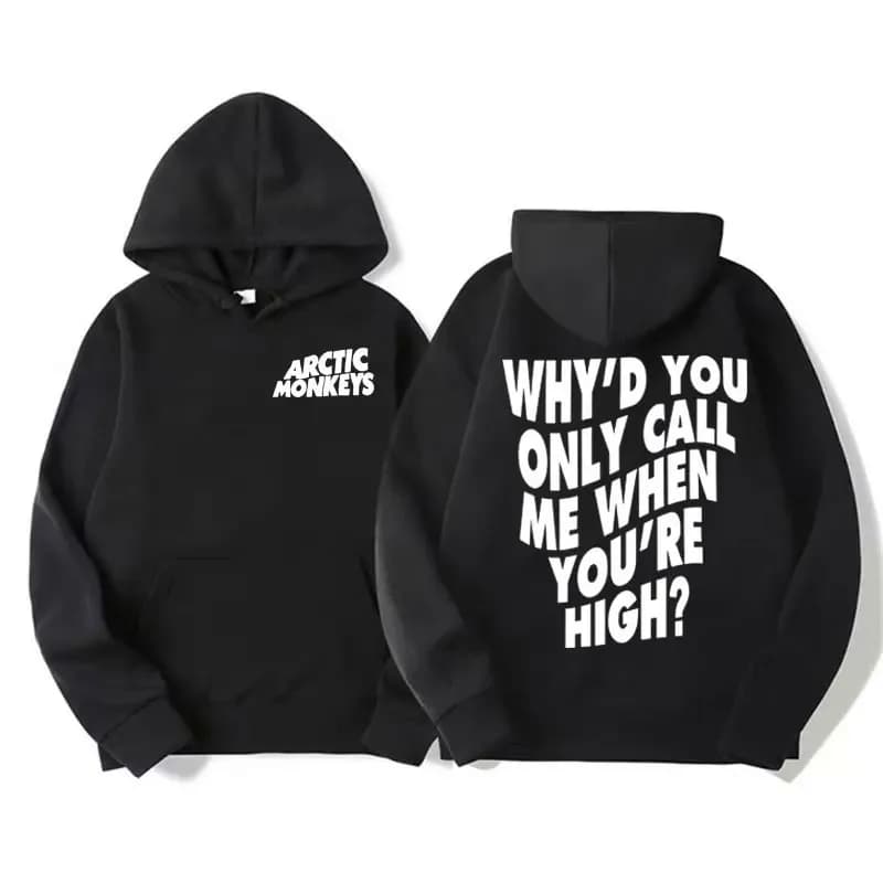 Arctic Monkeys Hip-hop chanteur nouveaux sweats à capuche chanteur impression graphique sweats pour