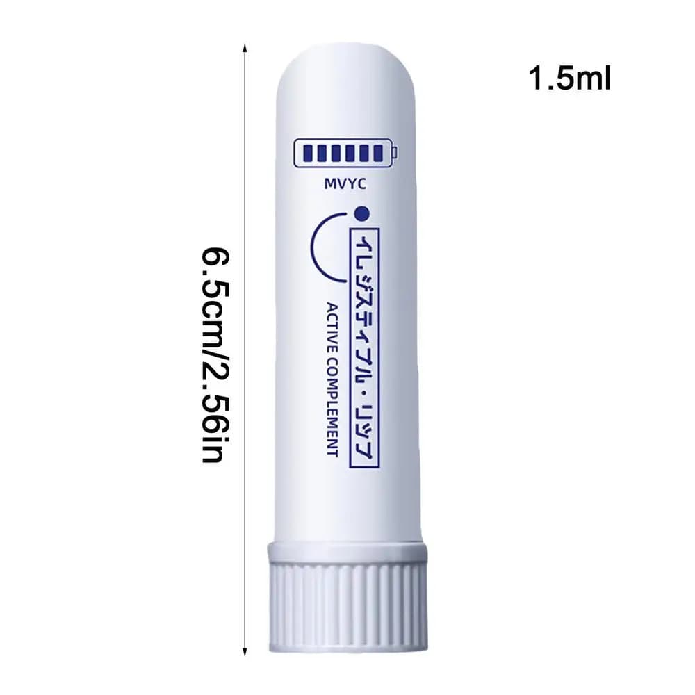 Huile de menthe poivrée, bâton d'énergie rafraîchissant, huile d'eucalyptus, inhalateur Nasal, bâton