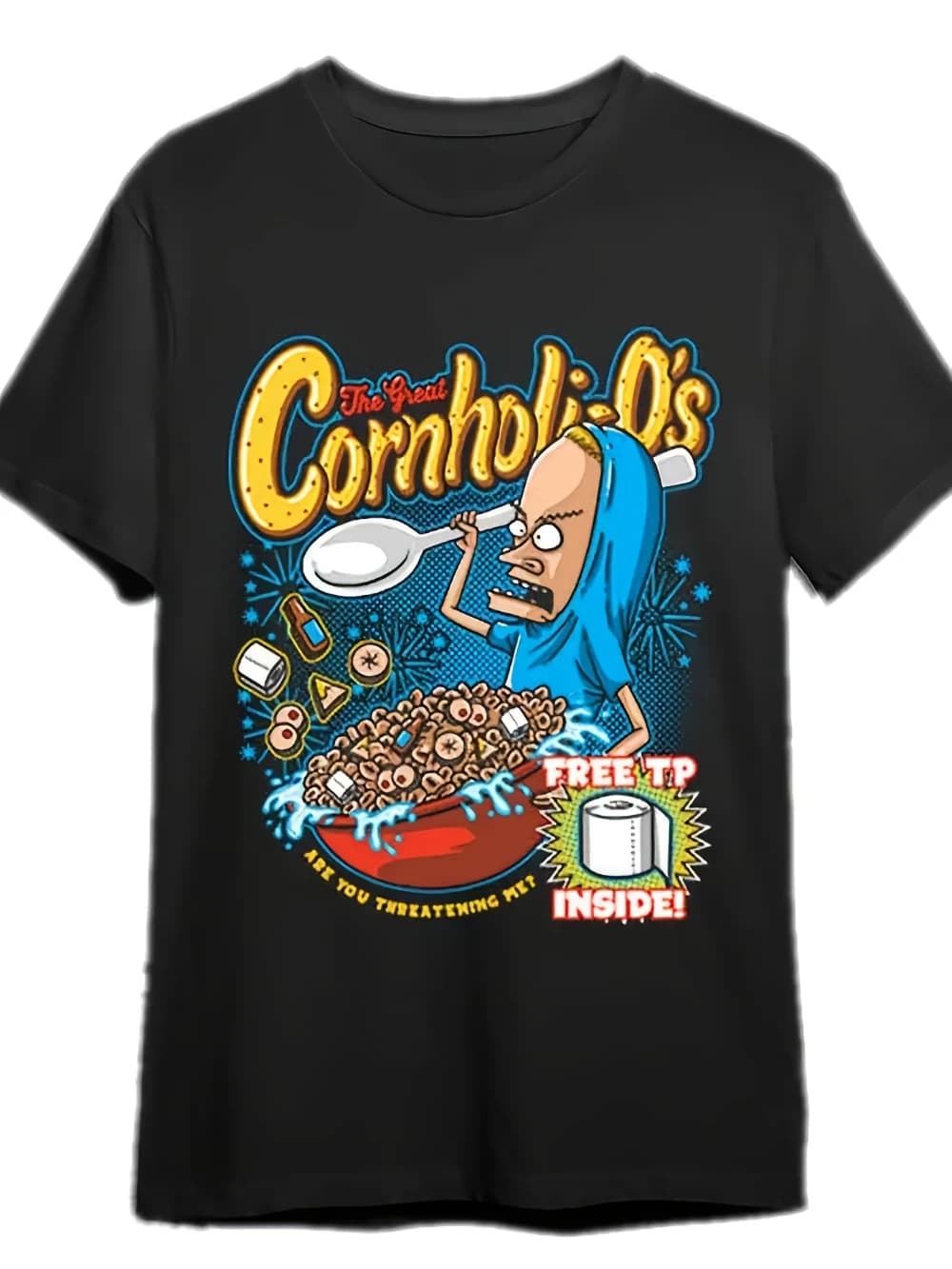 T-Shirt de l'émission télévisée Beavis Butt-Head pour hommes, icône le Design de parodie TP gratuit