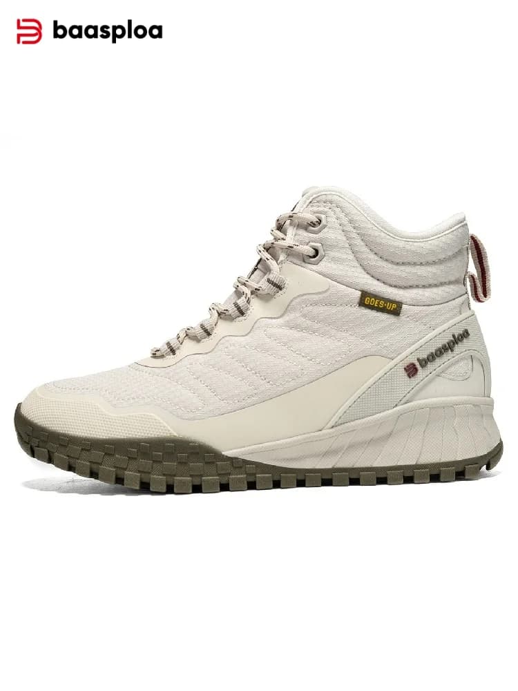 Baasploa femmes coton chaussures nouveau hiver décontracté imperméable en peluche chaud bottes de ne