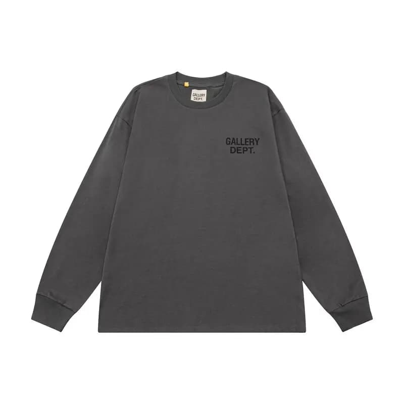 T-shirt à manches longues en coton avec imprimé lettres de la marque GALLERY DEPT High Street