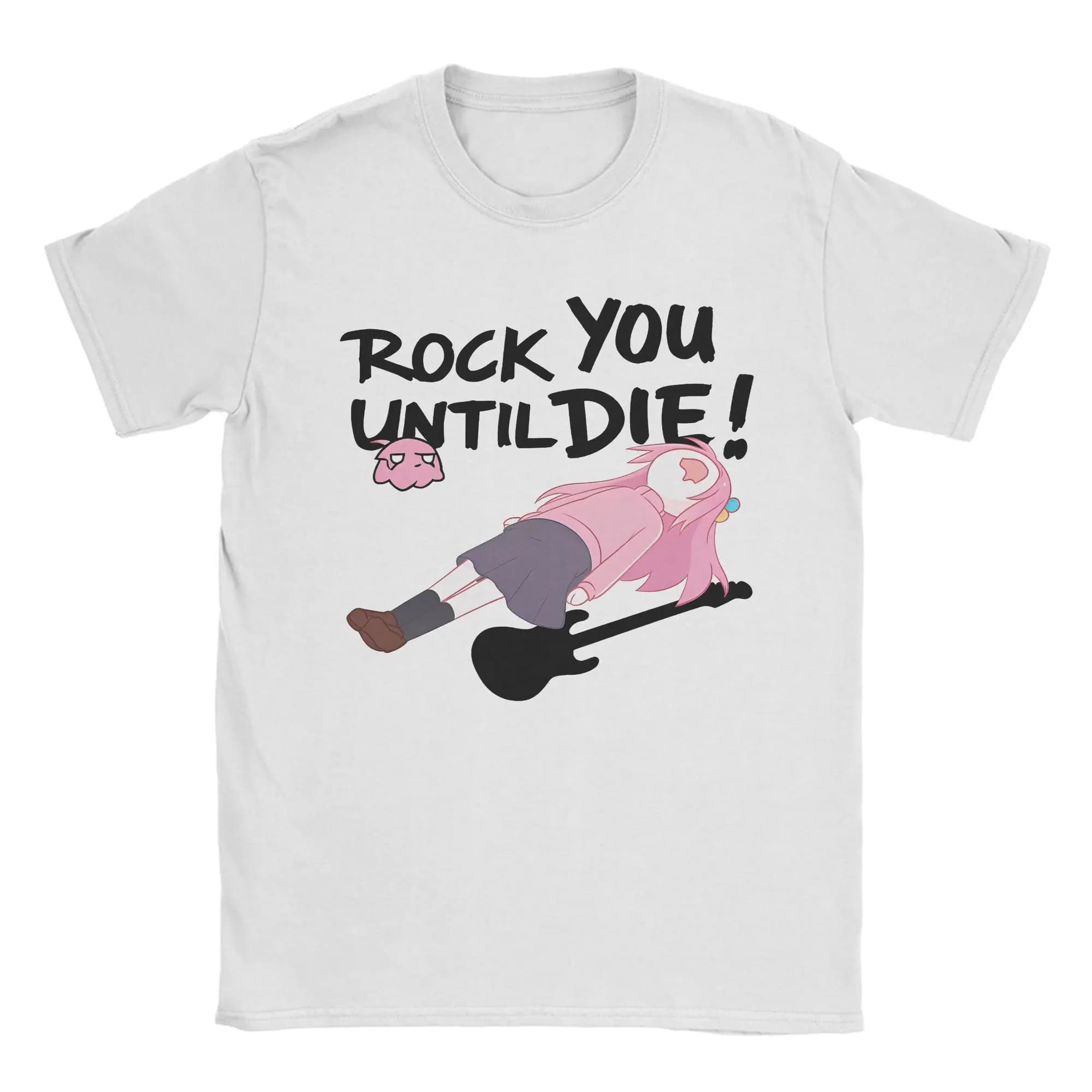 Hommes Bocchi The Rock T-Shirt coton vêtements drôle à manches courtes col rond T-Shirt classique