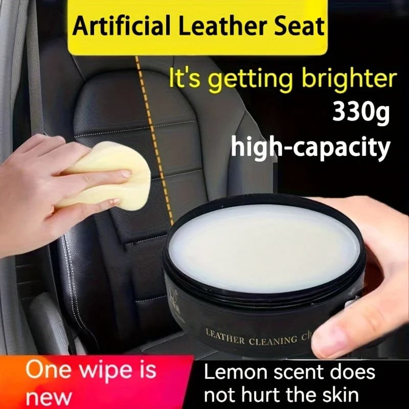 Huile d'entretien de siège en cuir de voiture, crème multifonctionnelle, polissage intérieur, élimin