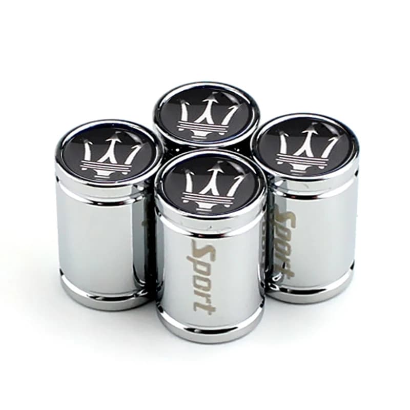 Bouchons de tige de Valve de roue de décoration de Logo de voiture, pour Maserati Quattroporte Grant