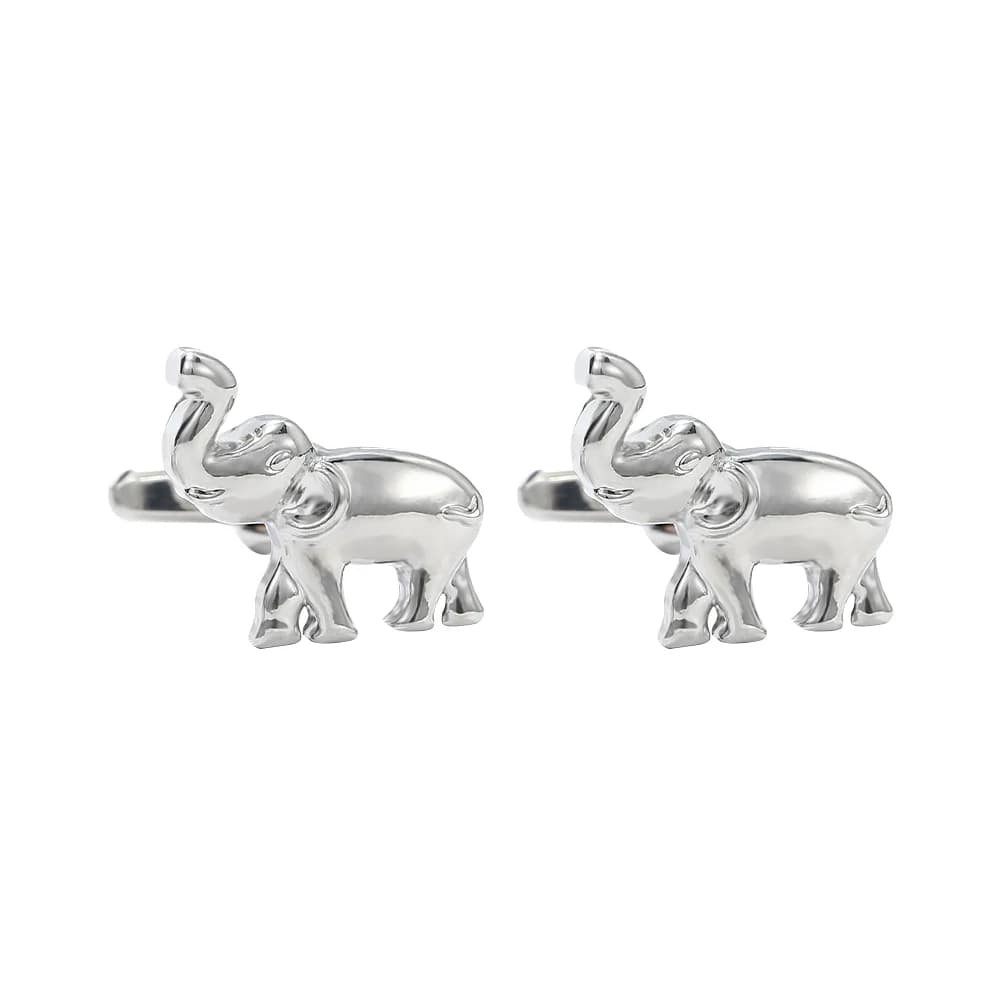Lèvent de manchette en fer à cheval éléphant pour chemise, accessoires de bijoux animaux, articles b