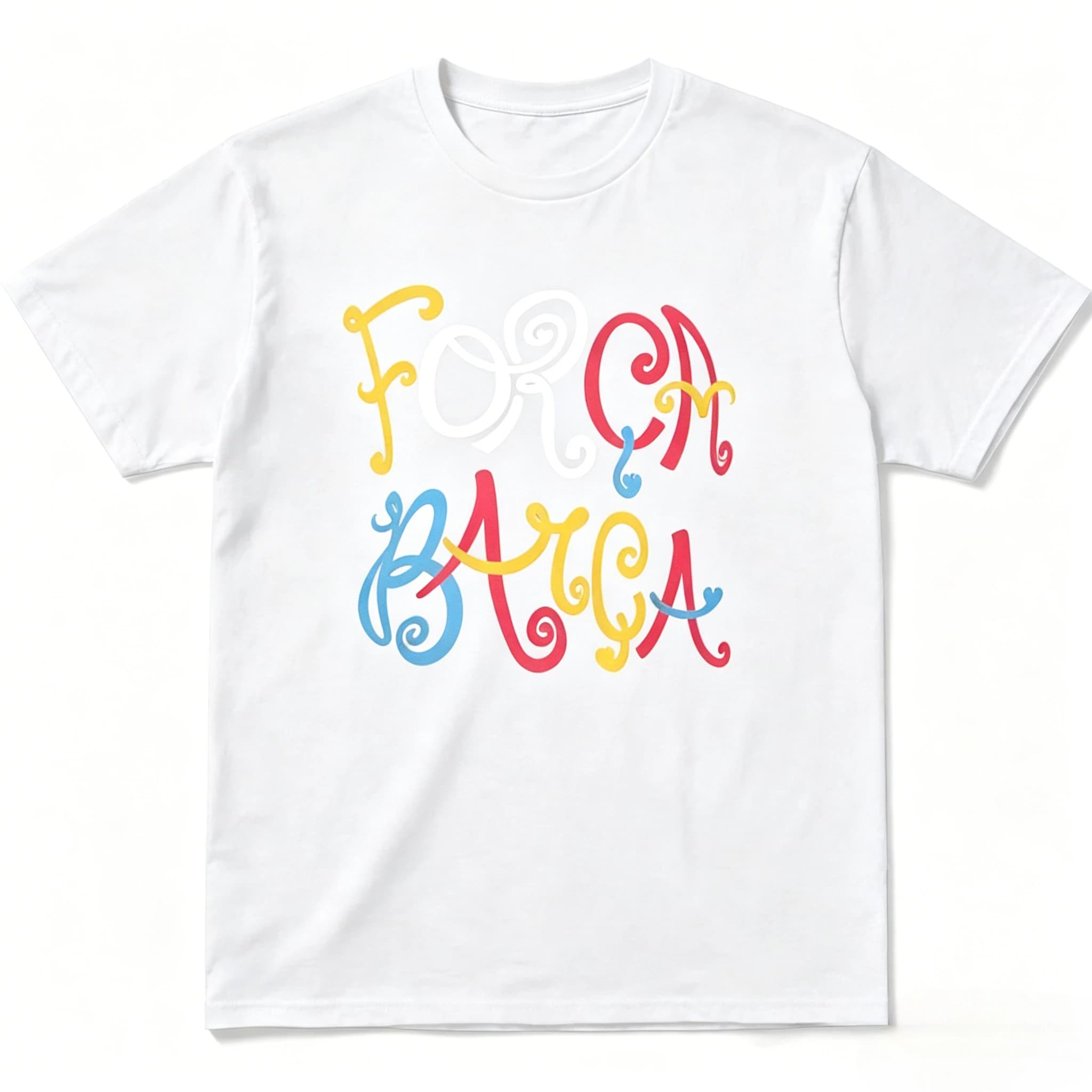 T-shirt unisexe 100 % coton avec graphiques Olivia & Barcelona, nouvelle collection été 2026, t-shir