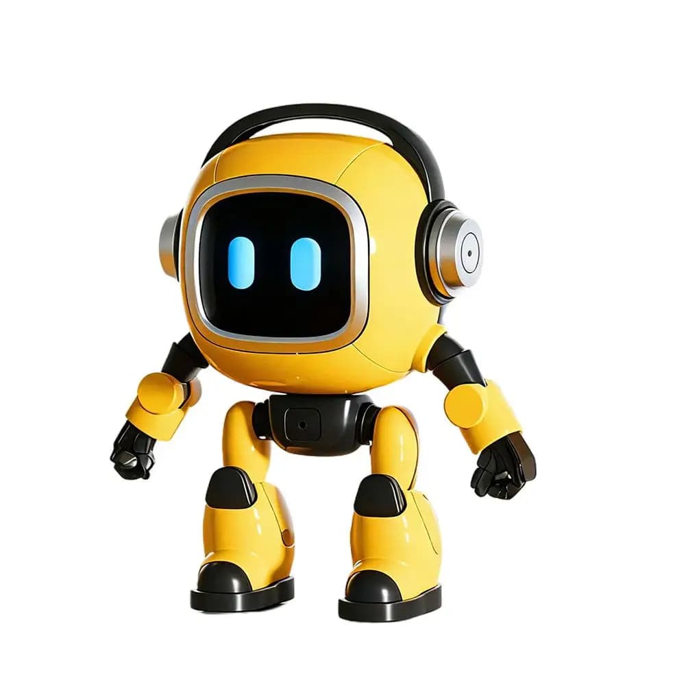 Robot électrique AI compagnon opérations faciles pour enfants, voyage, éducation à domicile, jouet t