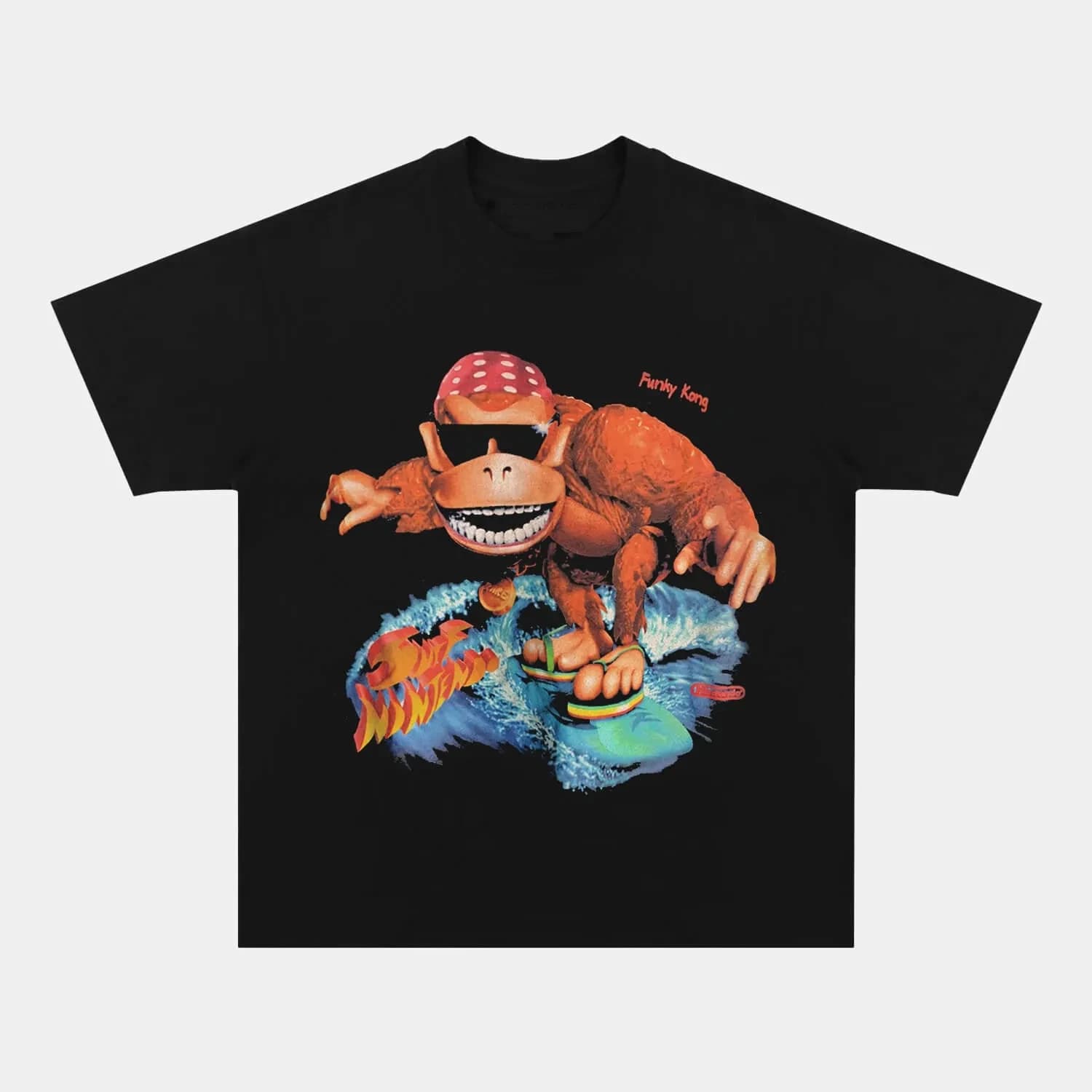 T-shirt unisexe en coton 100% avec graphismes de jeu Funky Kong, nouveau T-shirt à manches courtes e