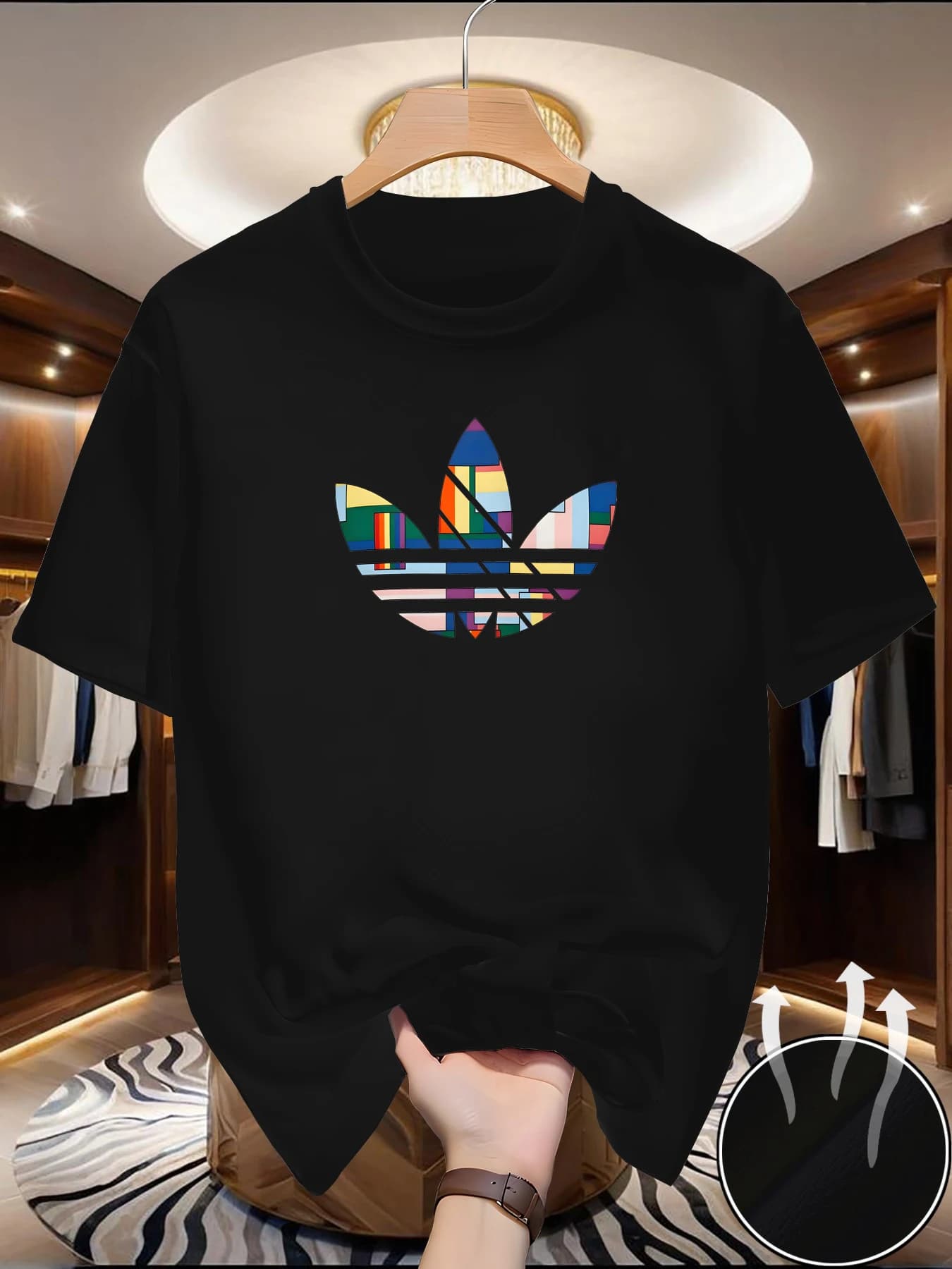 T-shirt Homme Été 2026 – Nouvelle Collection Coton Pur Coupe Slim Respirant Col Rond Manches Courtes