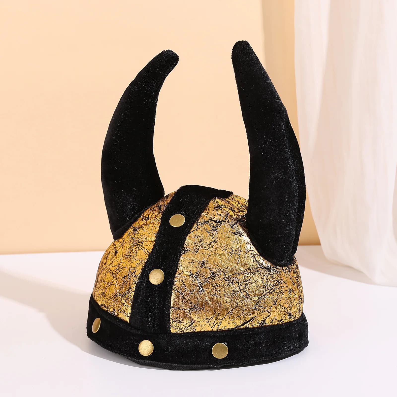 Chapeau en corne de vache, mignon, mode, tête de vache, pointe pointue, casquettes en corne de vache