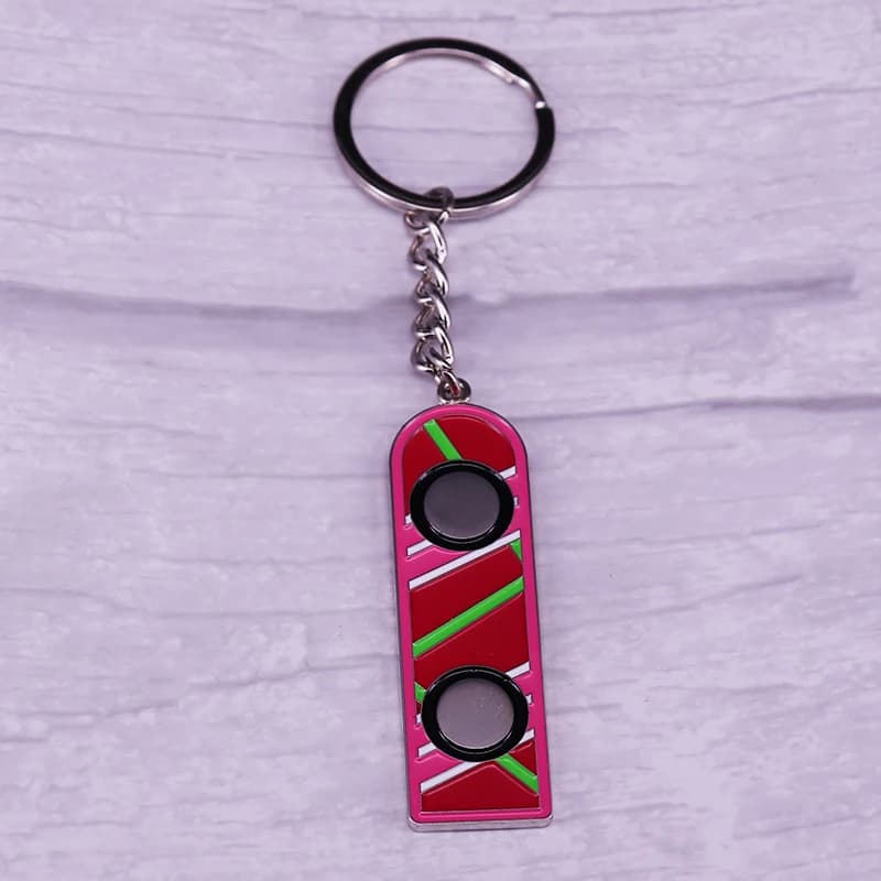 Retour vers le futur Hoverboard Keyring, Marty McFly, Hover Board Keychain, 80s Time Travel, Sci-fi 