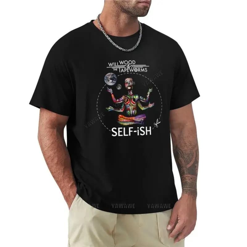 Selfish Self-ish Will Wood T-Shirt hauts mignons t-shirts graphiques chemises d'entraînement pour ho