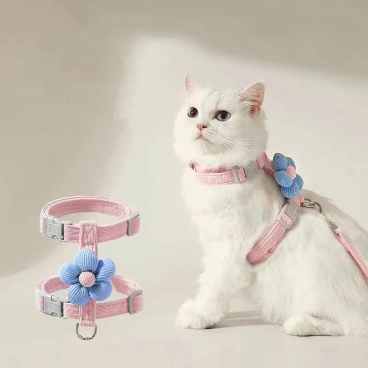 Ensembles de harnais et de laisse pour chat, harnais réglable pour chien de petite taille, laisse re