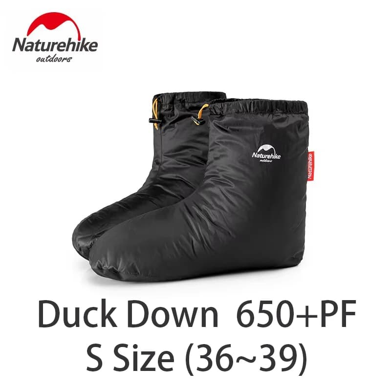 Naturehike – chaussettes en duvet d'oie, accessoires pour sac de couchage, pantoufles de Camping en