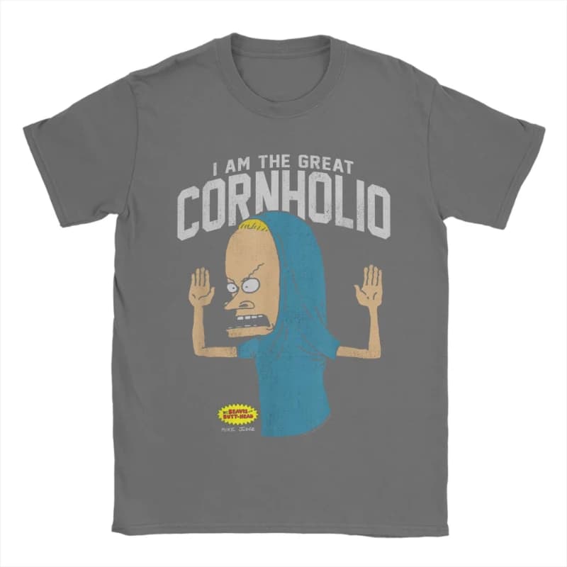 T-shirt pour hommes Beavis and Butt-Head I am the Great Cornholio, T-shirt unique 100% coton, chemis