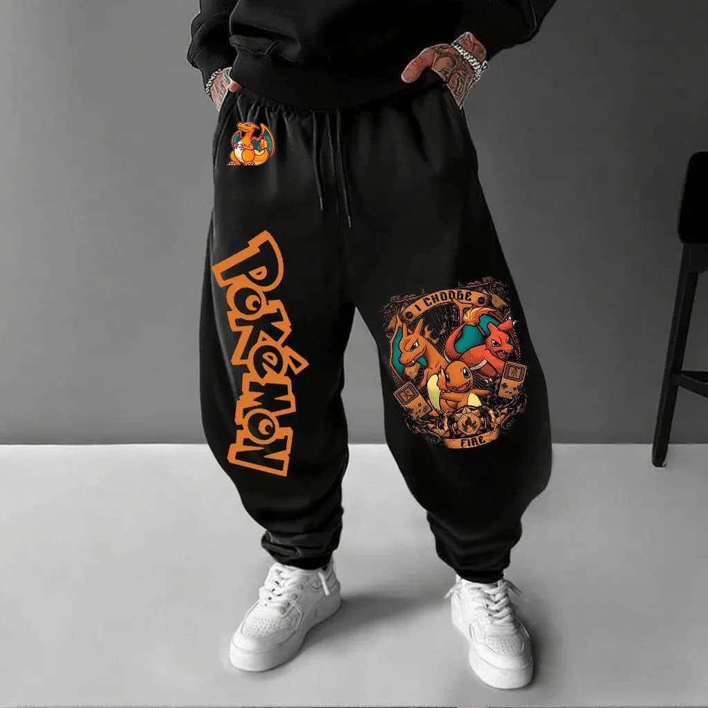 Pokemon Animation dérivés hommes et femmes mode d'été sweat à capuche et pantalon de survêtement sur