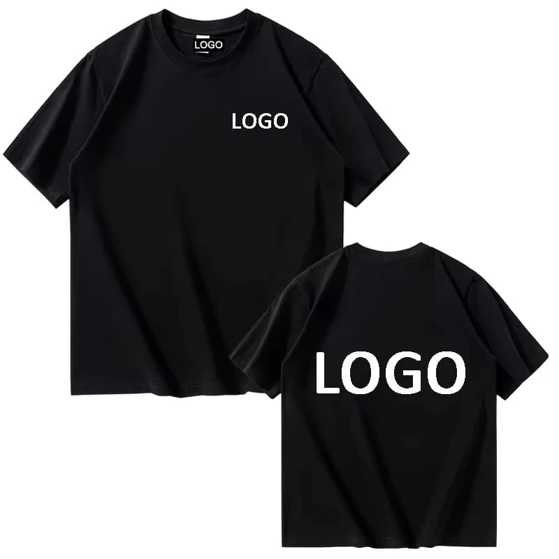 T-shirts imprimés personnalisés pour hommes et femmes, vêtements décontractés amples, T-shirt à manc