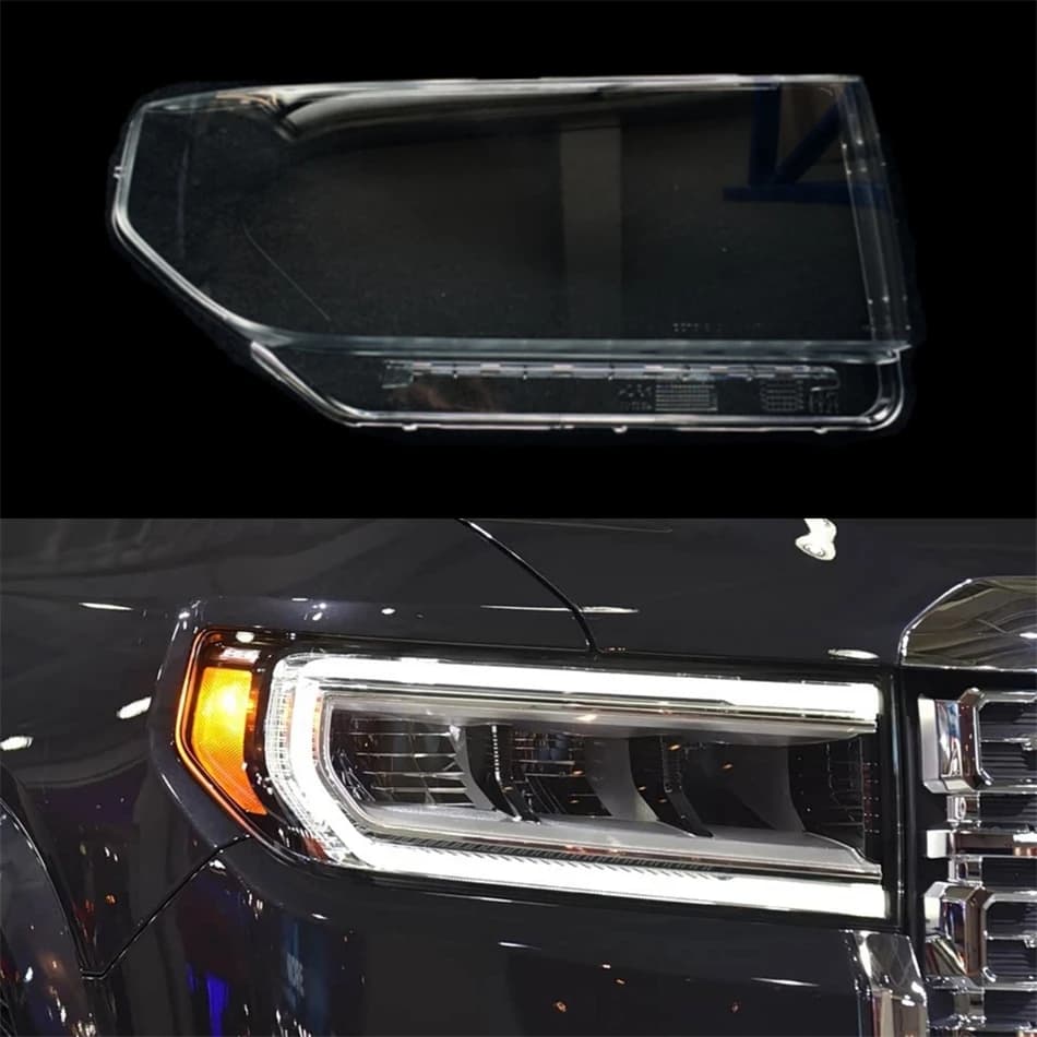 Couvercle de boîtier entièrement Transparent en Polycarbonate, accessoire de voiture pour GMC ACADIA