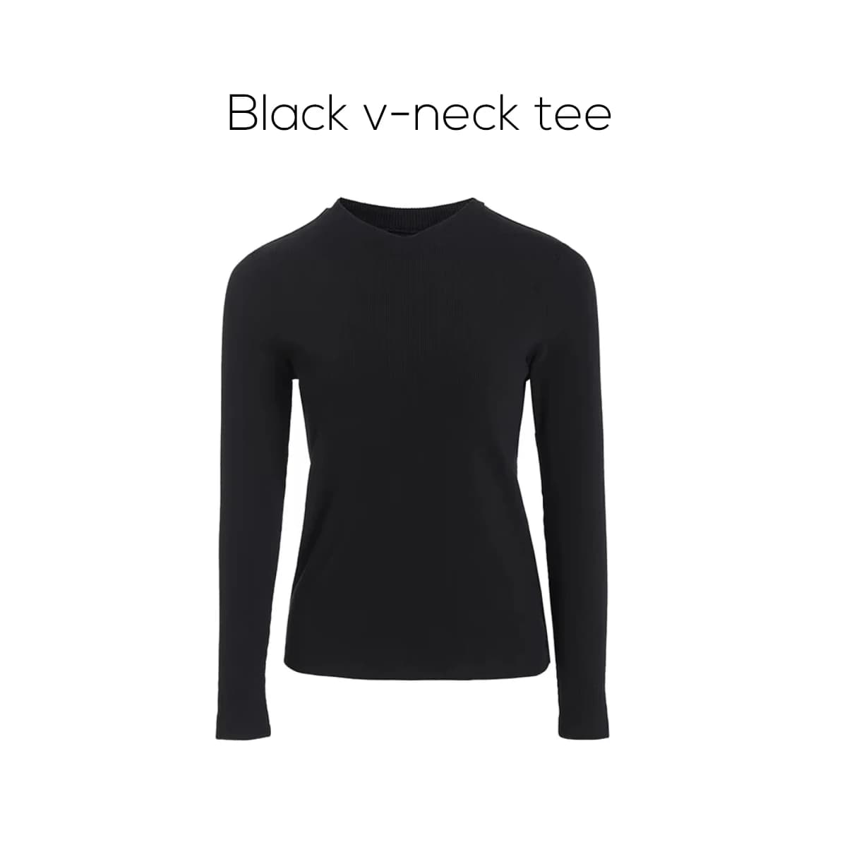 AP SS25 – chemise côtelée pour femmes, col en v, manches longues, haut, jupe en Satin de haute quali