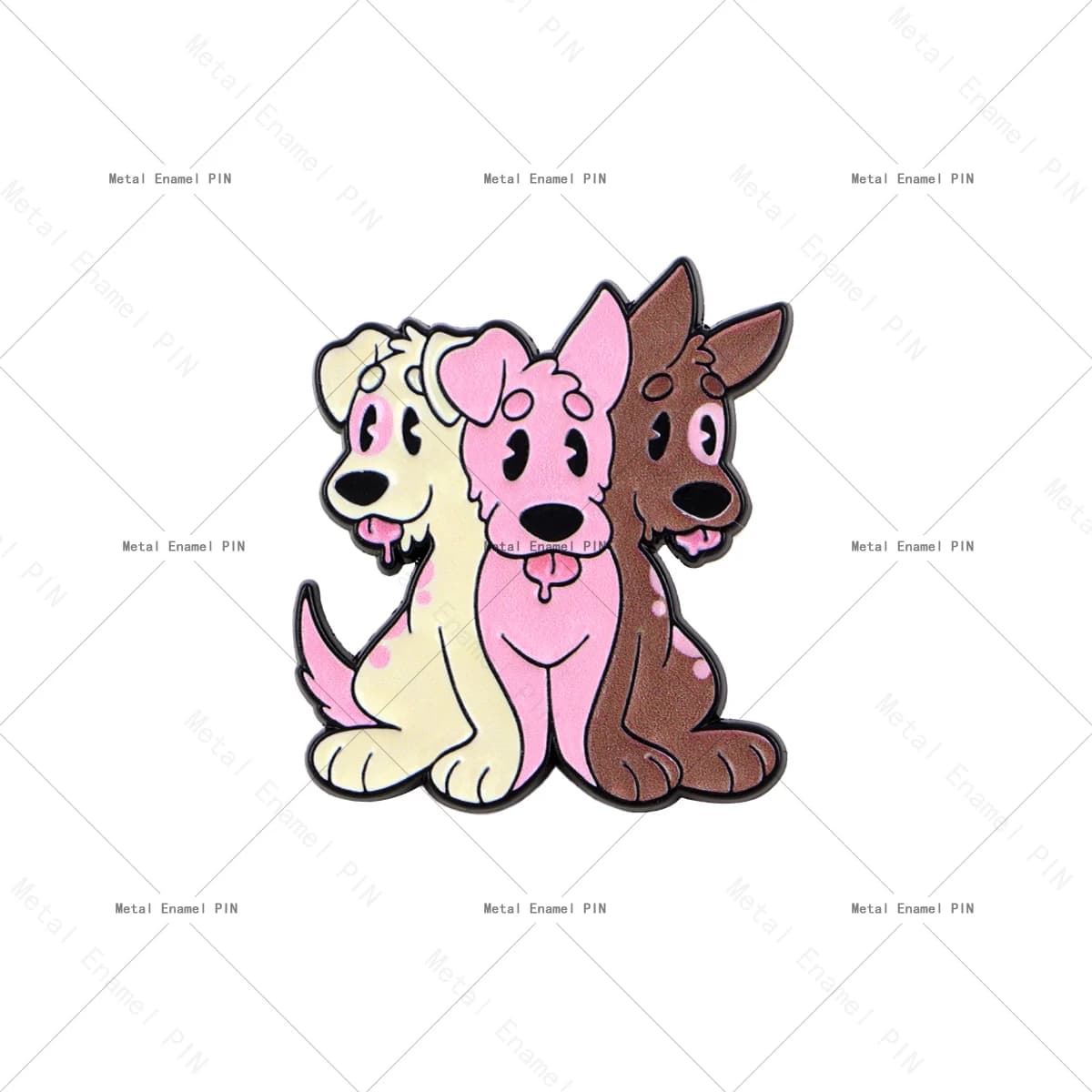 Broches et badges en émail Bouledogue français, Corgi et Teckel pour la décoration de sacs à dos, ac