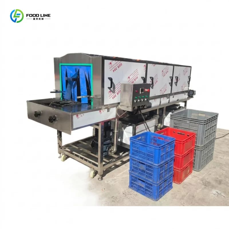 Machine de lavage de boîtes compactes en plastique personnalisées pour usage commercial, petite mach